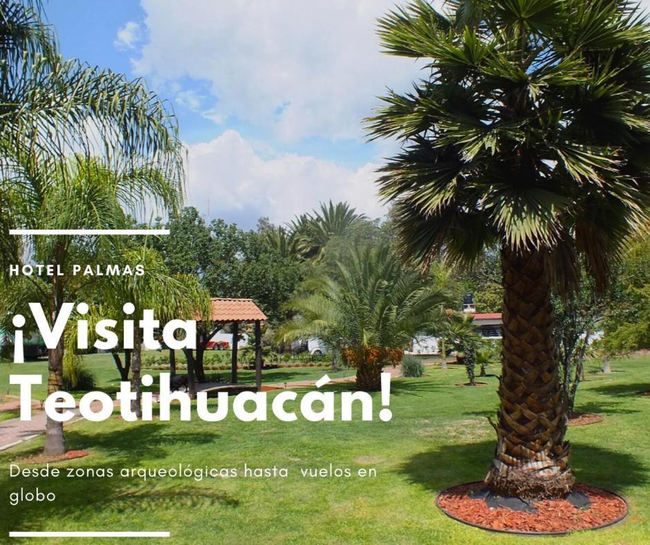 Hotel Palmas Teotihuacan San Juan Teotihuacán Buitenkant foto